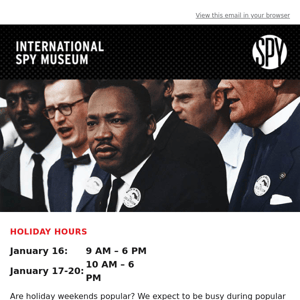 Celebrate MLK Day with SPY!