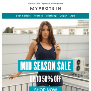 Your favourite activewear for less with the Mid-Season Sale 🛍