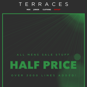 ALL SALE HALF PRICE - TIME IS ALMOST UP ⏰⏰