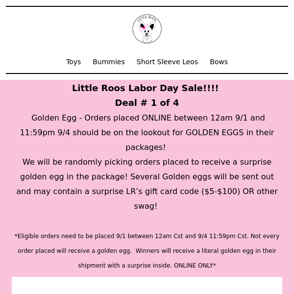 GOLDEN EGGS RETURN!