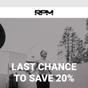 Last few hours to save 20%!