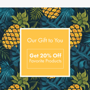Here's a reward for loving clean skincare products! 🍍