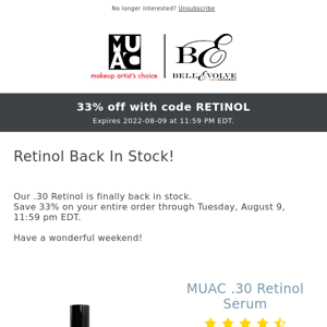 RETINOL!