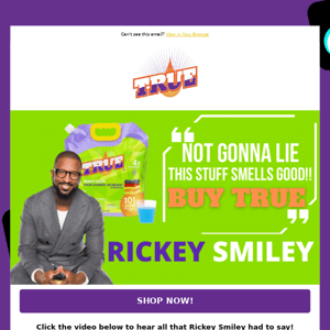 Rickey Smiley Loves True Laundry Detergent