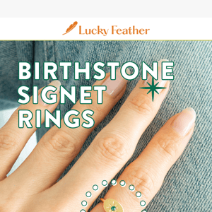 Birthstone Rings have arrived! ✨