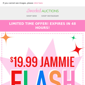 $19.99 PJ Flash Sale!
