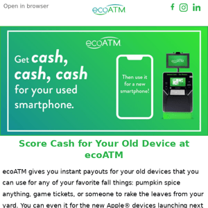 🏈 Kick off fall with a win-win! 🍂 Get cash for your old phone 🤩