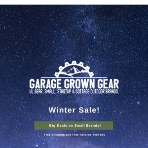 HUGE Winter Sale!