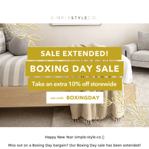 Sale Extended | Take an extra 10% off rugs 🎉