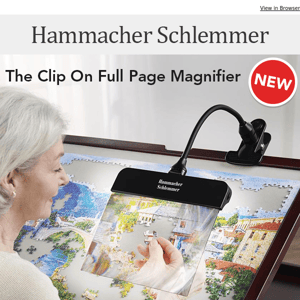 The Clip On Full Page Magnifier