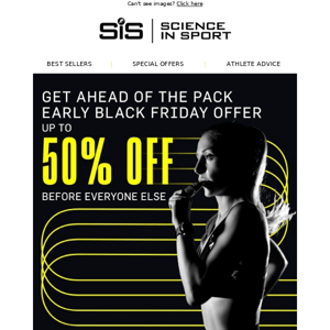 Up to 50% OFF | Early Black Friday Offer