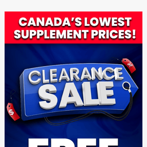 Clearance Sale! Free Creatine over $99!