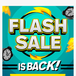 ⚡ Flash Sale is BACK! Weekend Only!
