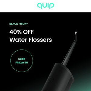 💦 40% off our award-winning Water Flosser