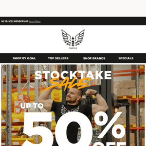 CRAZY Stocktake Deals 🤯 Up to 50% Off!
