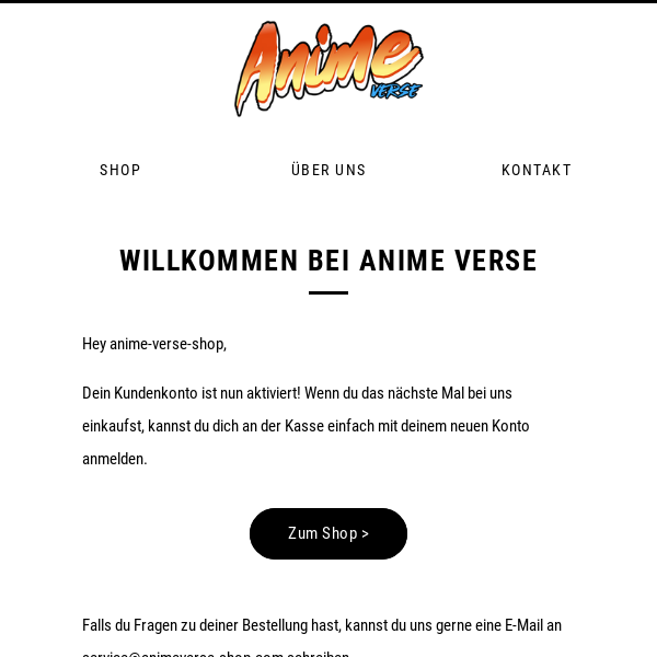 Willkommen bei Anime Verse
