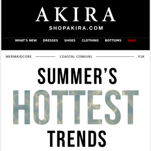 summers HOTTEST trends