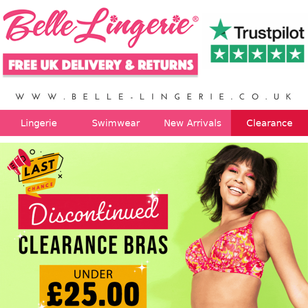 🤫 DISCONTINUED BRAS | Under £25!