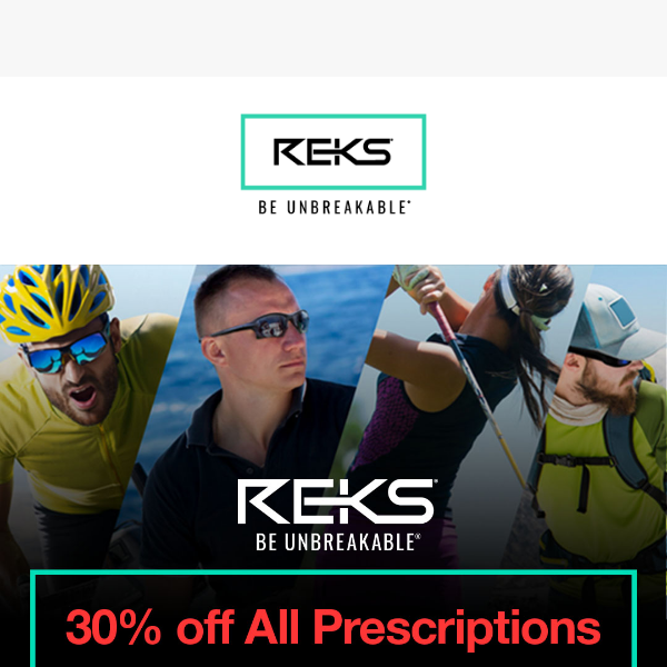 All Prescription Sunglasses: Now 30% Off!