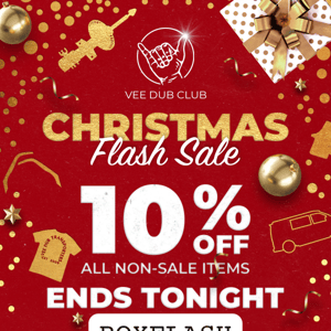 Our Flash Sale Ends TONIGHT! 🚨 🎄