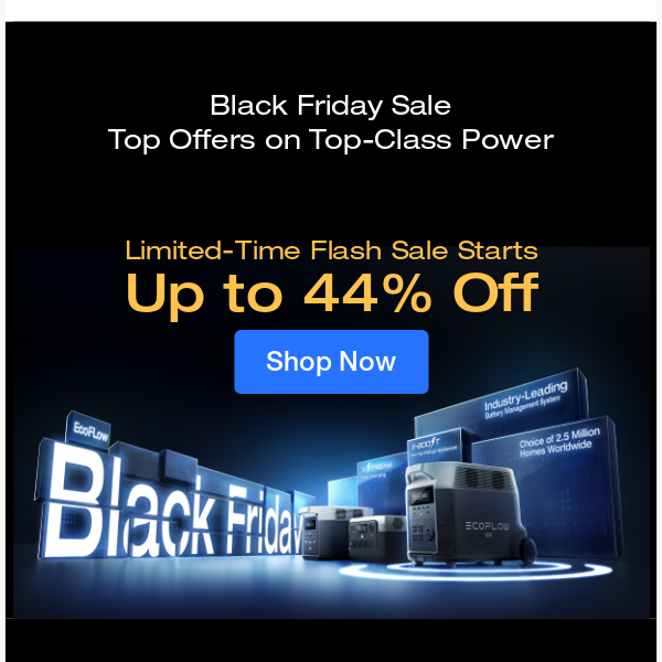 EcoFlow Limited-Time Flash Sale | Up to 44% Off