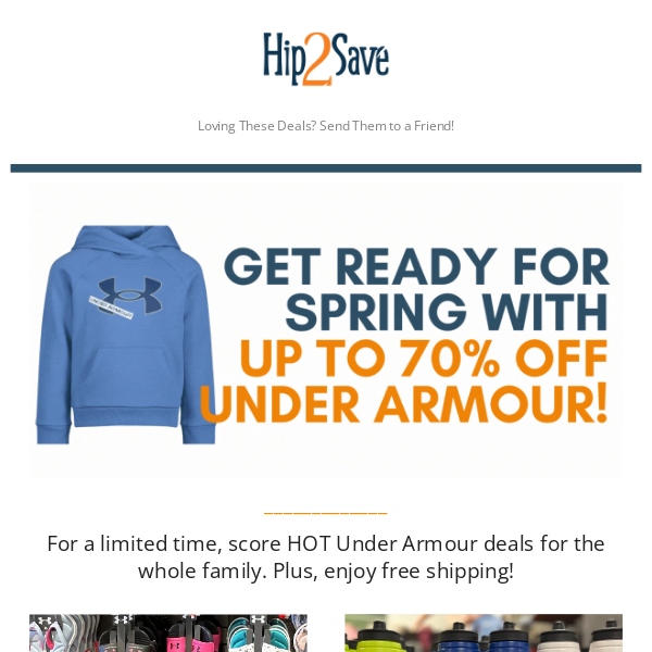 Our 4 Fave Under Armour Deals (they all ship free!)
