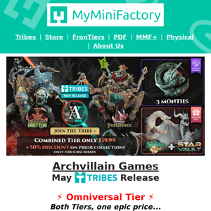 Epic Sci-Fi & Fantasy releases from Archvillain Games... 💥