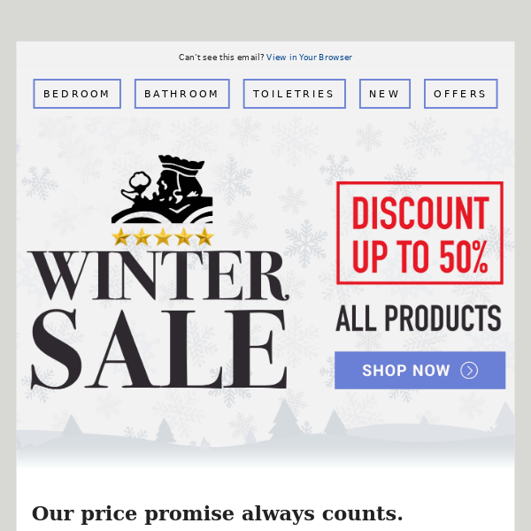 Winter Sale ❄️ Up to 50% OFF!