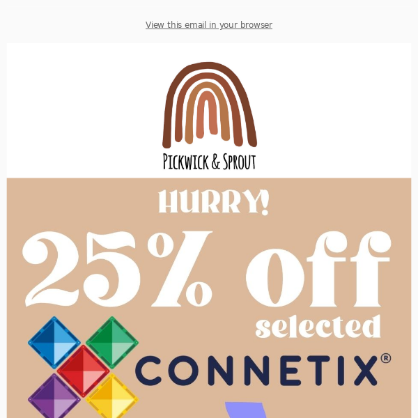 25% Off CONNETIX 👏👏