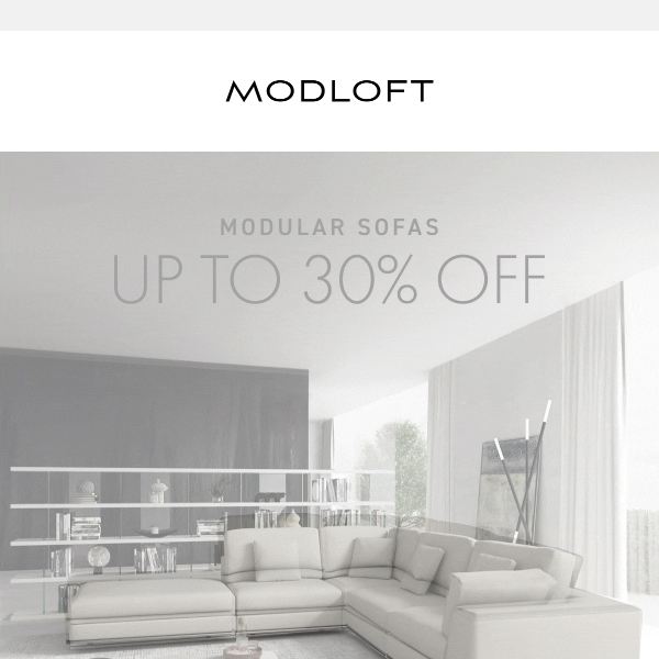 Elevate Your Space: Exclusive 30% Off on Luxurious Modular Sofas by Modloft.