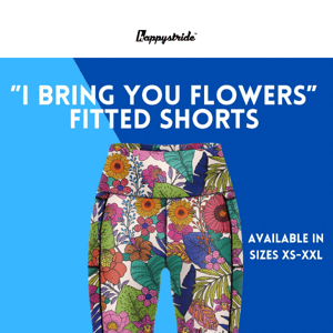 I'll bring you flowers 🌺 fitted shorts!