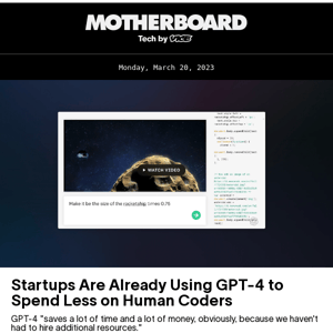 Startups Are Already Using GPT-4 to Spend Less on Human Coders