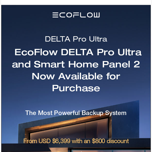 🚀 Just launched! EcoFlow DELTA Pro Ultra