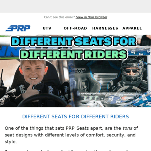 Check Out This Free Guide ⚡ Different Seats For Different Riders