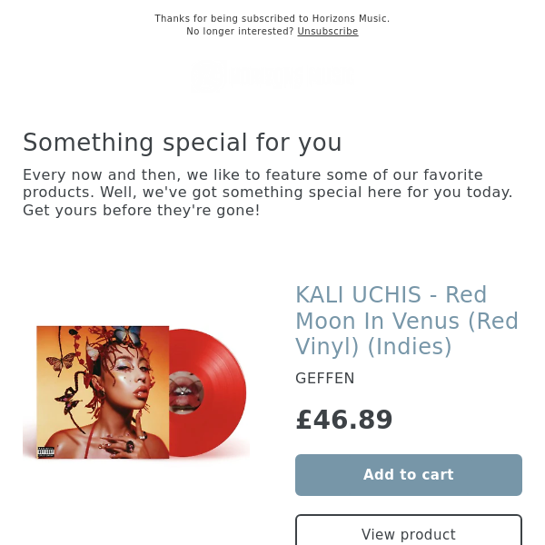 RARE VERSION! KALI UCHIS - Red Moon In Venus (Red Vinyl) (Indies)