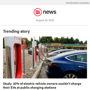Study: 20% of electric vehicle owners couldn't charge their EVs at public charging stations