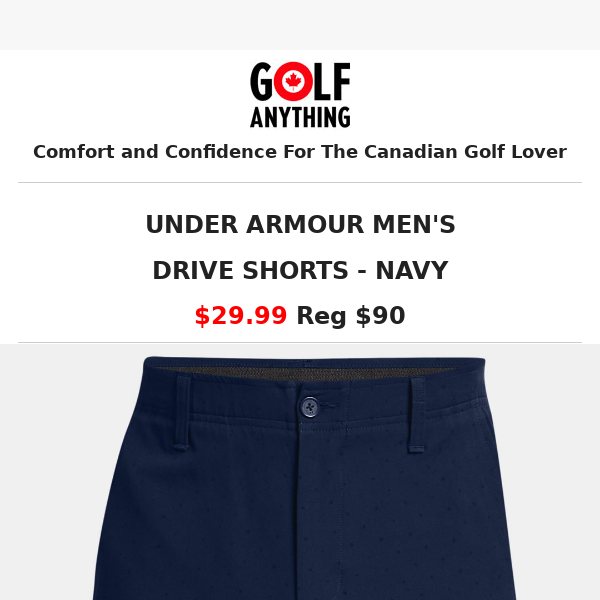 $29 Under Armour Men's Shorts - Reg $90