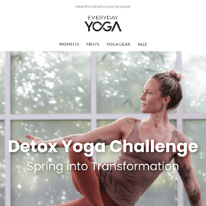 Join Us! FREE 14-Day Spring Detox Yoga Challenge! 🌸🧘‍♀️