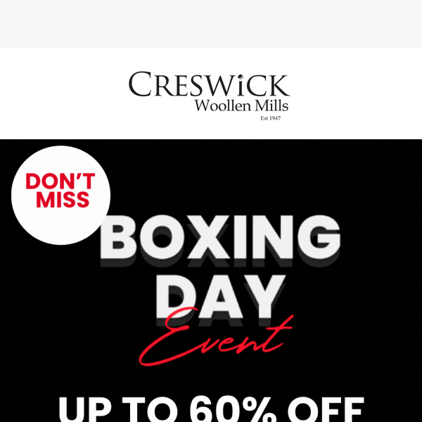 Spoil Yourself | Boxing Day Deals | Shop Now!