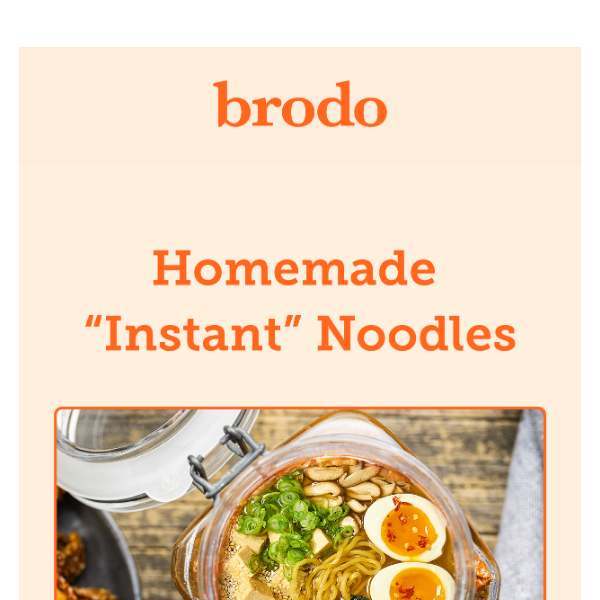 Homemade "Instant" Noodles Recipe