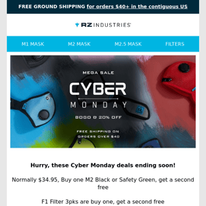 Cyber Monday Deals Ending Soon! 😱