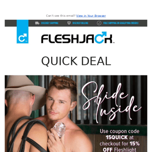 15% off the fan-favorite Fleshjack Quickshots!