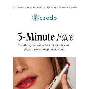 Your new 5-minute makeup routine awaits