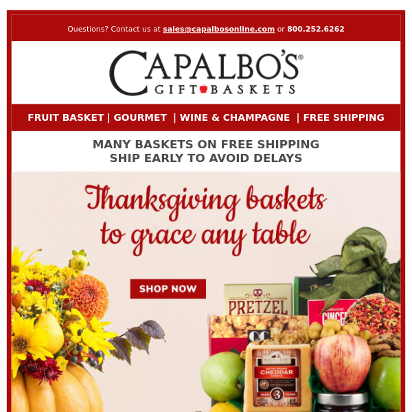 Show your thanks – and save!