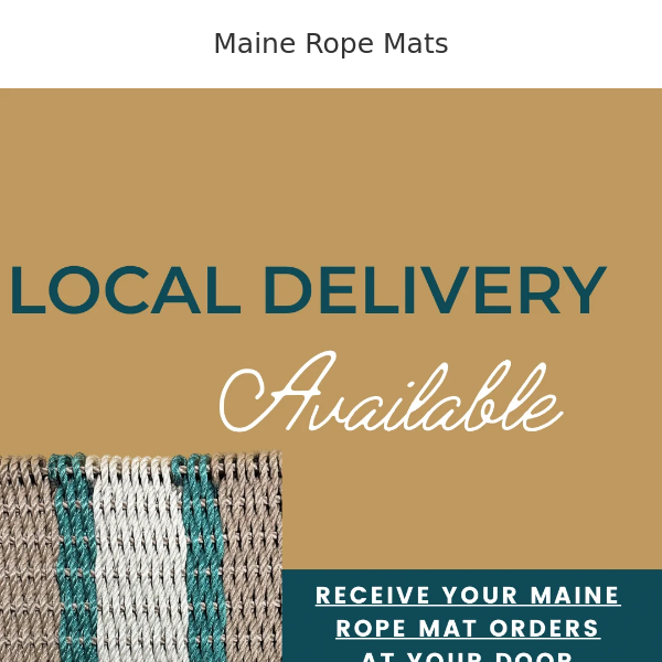 Maine Rope Flag - Thin Green Line – Maine Rope Mats