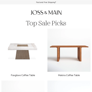 The FOXGLOVE COFFEE TABLE is up to 30% off – shop ASAP