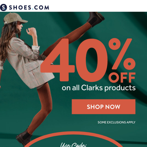 Take 40% off on all Clarks! - Shoes.com