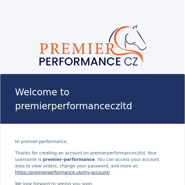 Your premierperformanceczltd account has been created!