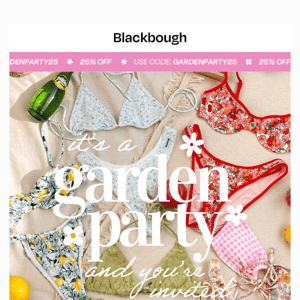 JOIN THE GARDEN PARTY