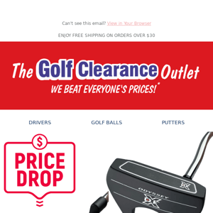 ⬇️ PRICE DROP! $179 ODYSSEY PUTTERS